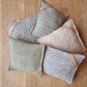 Rohwolle Kissen 15*15